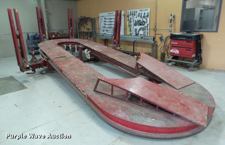 image for item EM9154 Kansas Jack Magna Rack 4 tower frame machine with Blackhawk Shark measuring system