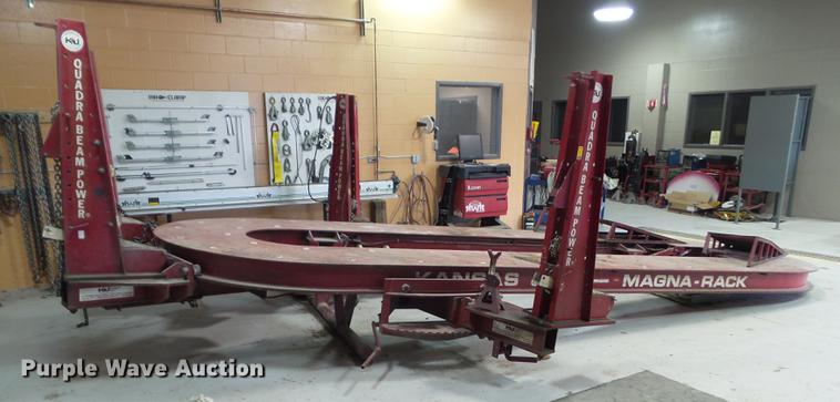 image for item EM9154 Kansas Jack Magna Rack 4 tower frame machine with Blackhawk Shark measuring system