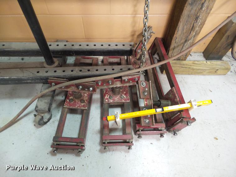 Kansas Jack Magna Rack 4 tower frame machine with Blackhawk Shark