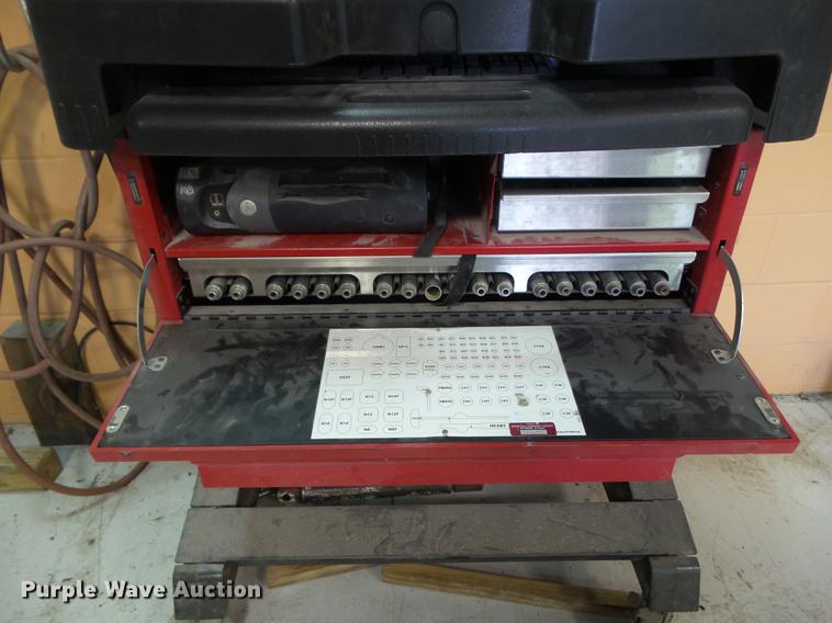 image for item EM9154 Kansas Jack Magna Rack 4 tower frame machine with Blackhawk Shark measuring system