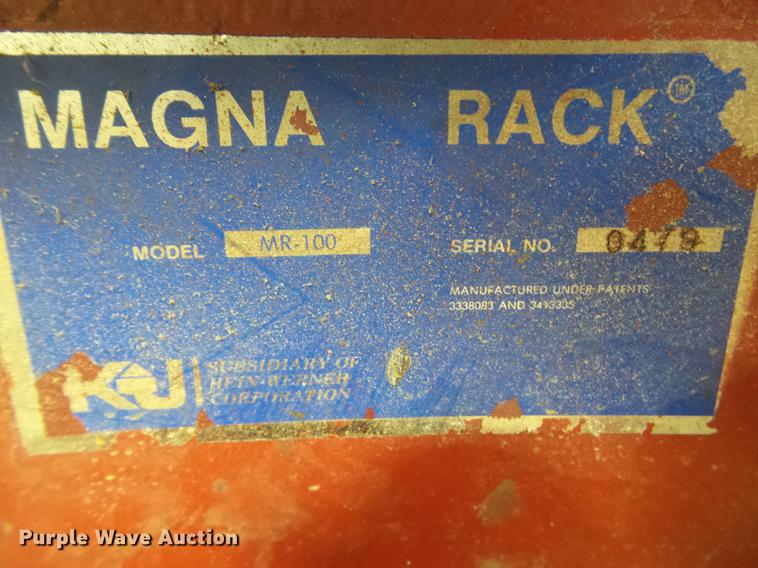 image for item EM9154 Kansas Jack Magna Rack 4 tower frame machine with Blackhawk Shark measuring system