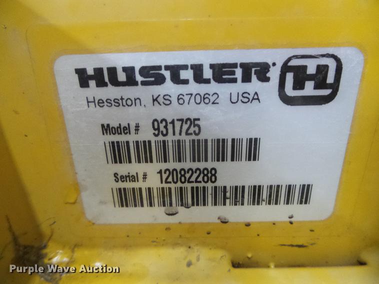 image for item EQ9081 2012 Hustler Super Z ZTR lawn mower