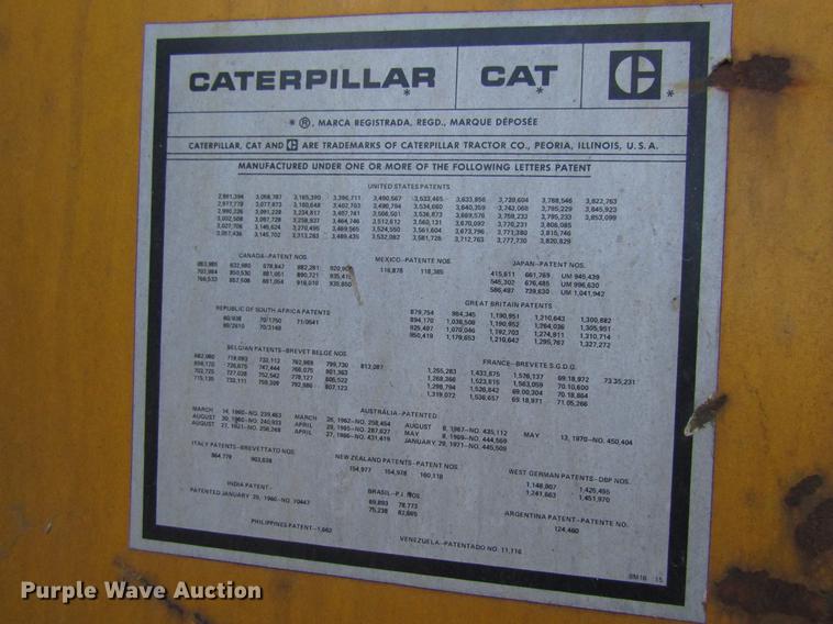 image for item EU9621 1976 Caterpillar 120G motor grader