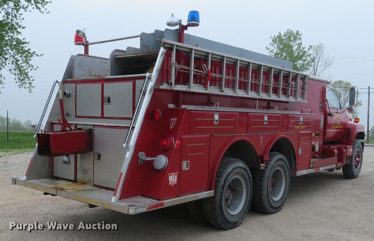 image for item EV9636 1991 GMC TopKick C6500 SL fire truck