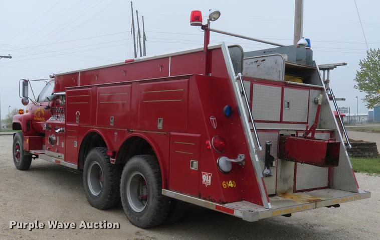 image for item EV9636 1991 GMC TopKick C6500 SL fire truck