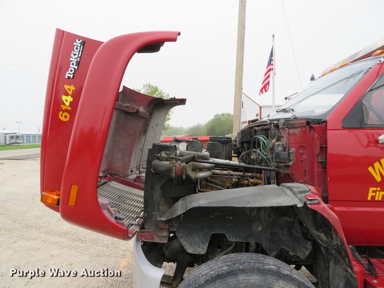 image for item EV9636 1991 GMC TopKick C6500 SL fire truck