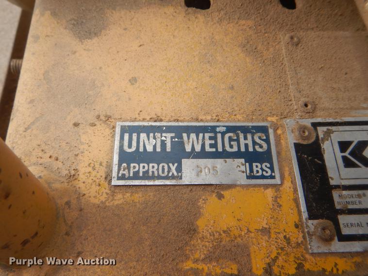 image for item FG9260 Koehring P9RW plate compactor