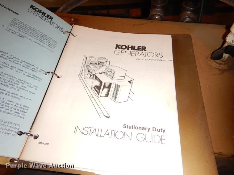 image for item FG9262 Kohler 75R0Z81 generator