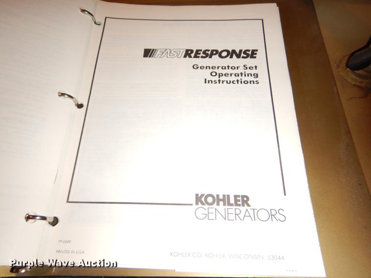 image for item FG9262 Kohler 75R0Z81 generator