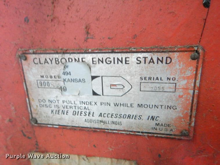 image for item FG9269 Clayborne 900 engine stand