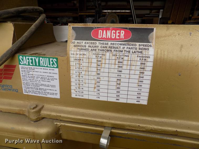 image for item FG9281 Powermatic 90 lathe