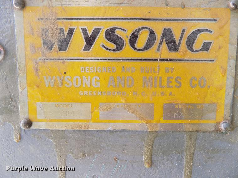 image for item FG9282 Wysong 284 vertical mortiser