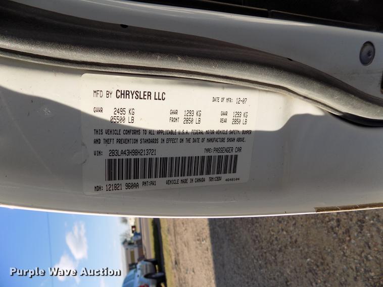 image for item FG9291 2008 Dodge Charger