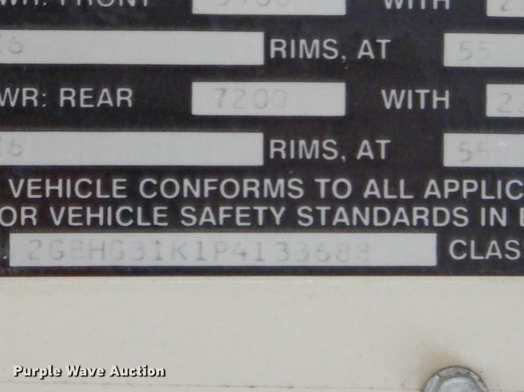 image for item FH9278 1993 Chevrolet Sport Van G30 shuttle bus