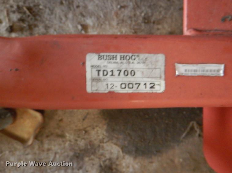 image for item FK9166 Bush Hog TD1700 batwing rotary mower
