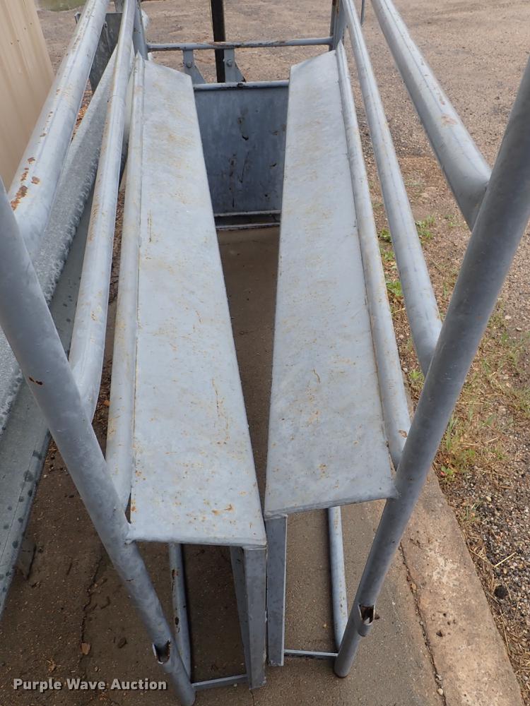 WW roping and alley chute in Hutchinson, KS | Item FL9738 sold | Purple