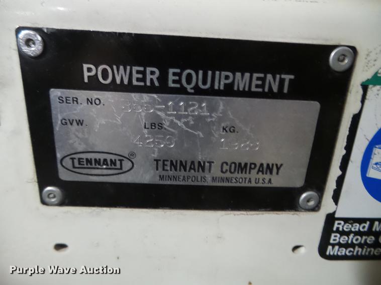 image for item FM9258 Tennant 355 sweeper
