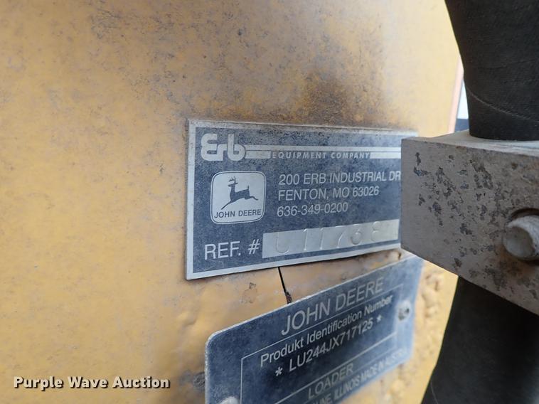 image for item FN9975 2007 John Deere 244J wheel loader