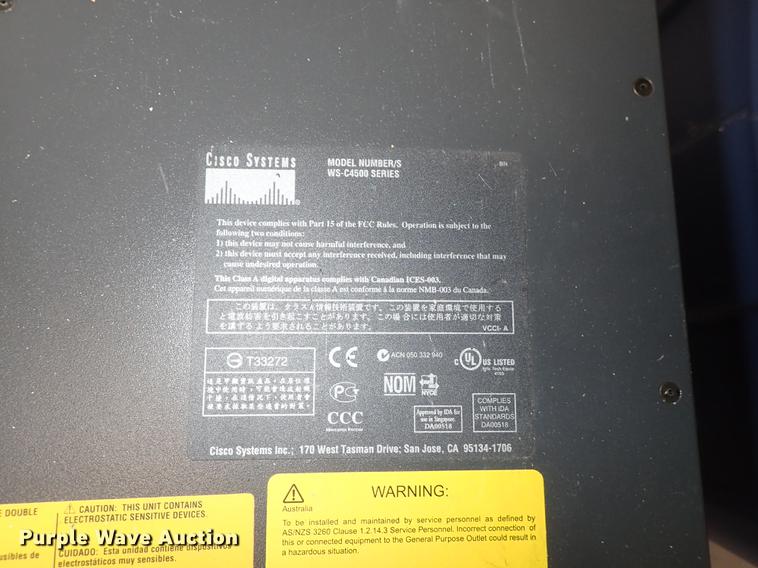 image for item FN9983 Cisco Catalyst 4506 switch