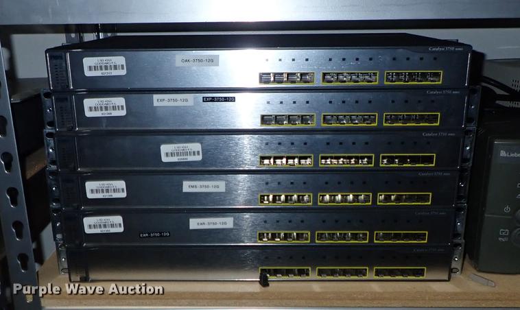 image for item FN9986 (10) Cisco Catalyst 3750 series switches