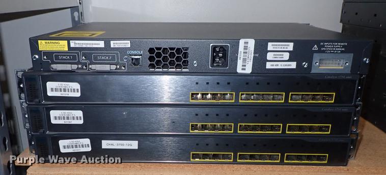 image for item FN9986 (10) Cisco Catalyst 3750 series switches