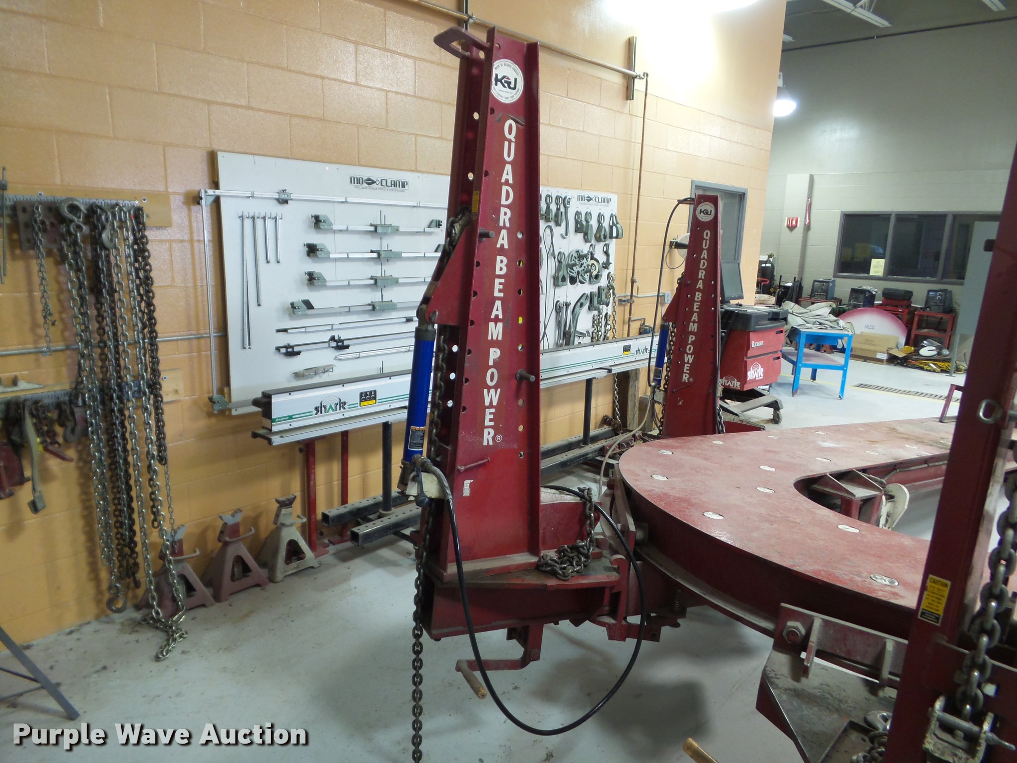 Kansas Jack Magna Rack 4 tower frame machine with Blackhawk Shark