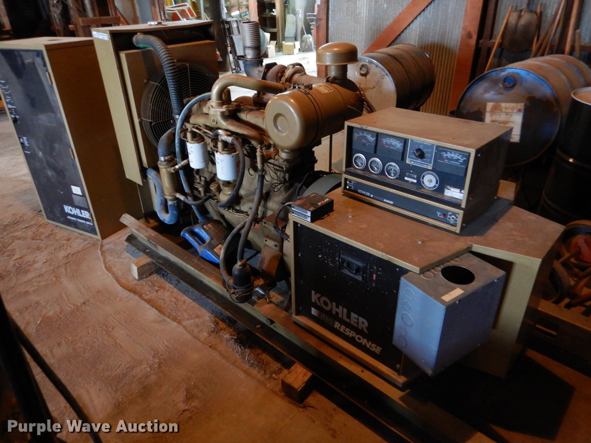 Kohler 75R0Z81 generator in Syracuse, KS Item FG9262 sold Purple Wave