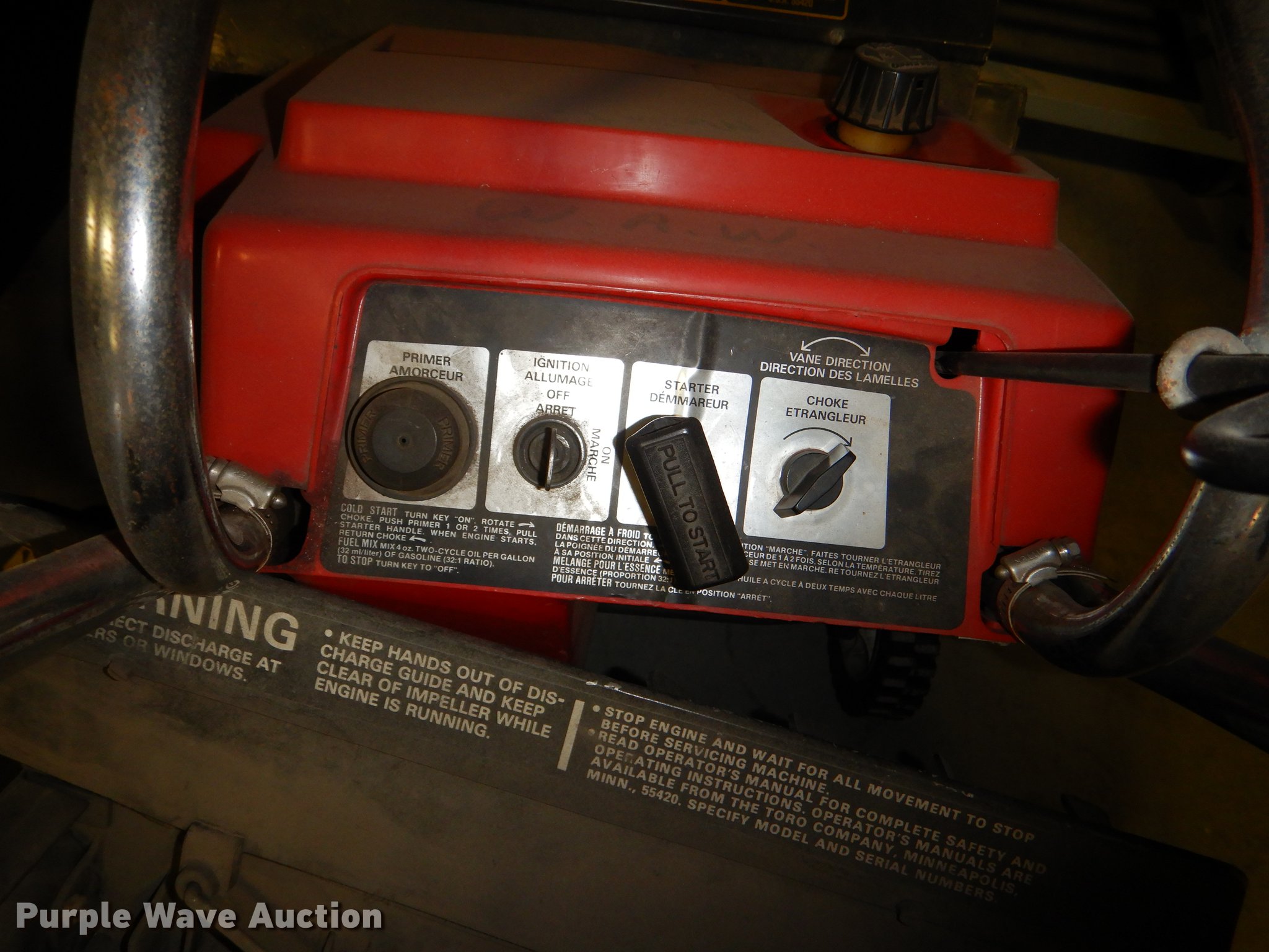 (3) Toro S200 snow blowers in Emporia, KS Item FK9183 sold Purple Wave