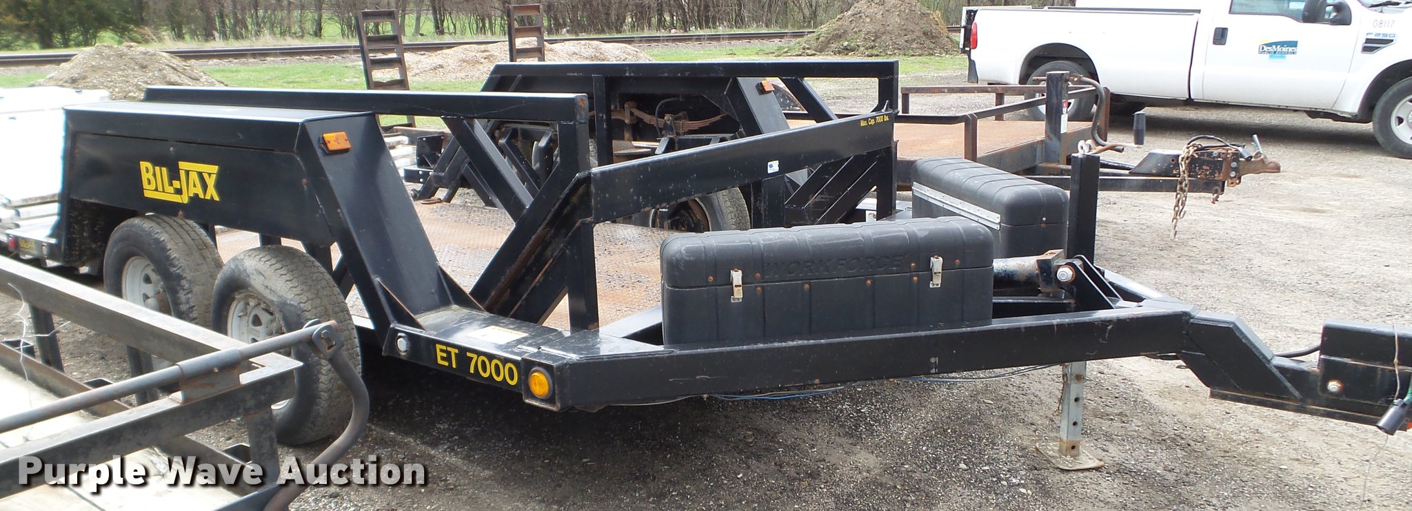 2006 BilJax ET7000 tilt deck utility trailer in Des Moines, IA Item