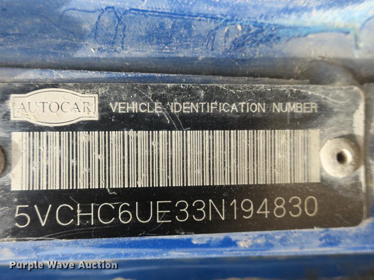 image for item DB8790 2003 Autocar WX refuse truck