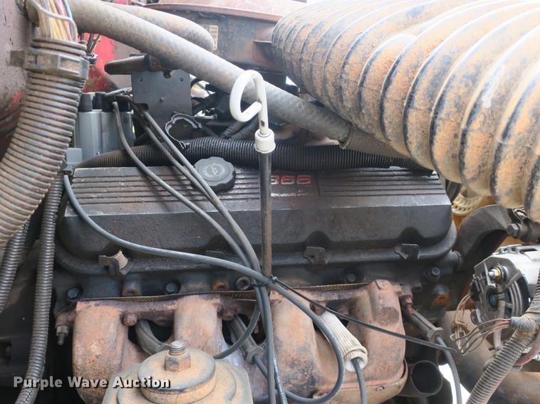 image for item DB8801 1990 GMC C6000 flat dump bed truck