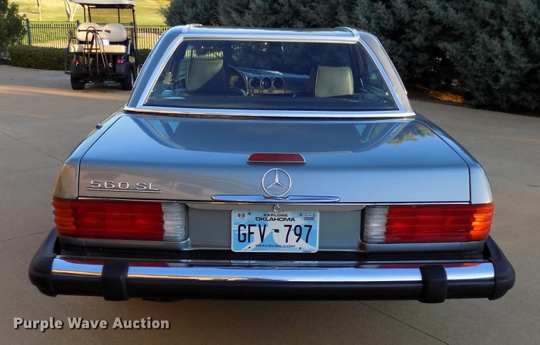 image for item DB9749 1988 Mercedes Benz 560 SL