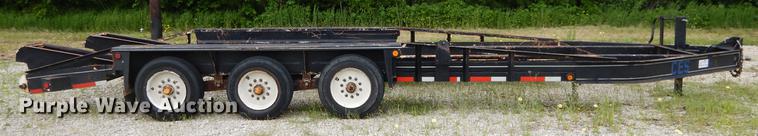 image for item DC0222 2002 Belshe T18 equipment trailer