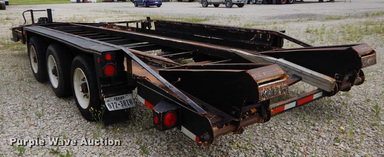 image for item DC0222 2002 Belshe T18 equipment trailer