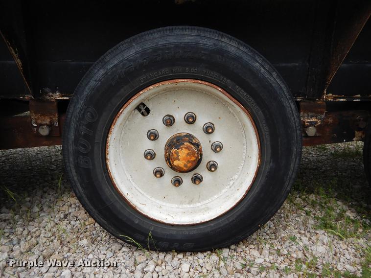 image for item DC0222 2002 Belshe T18 equipment trailer