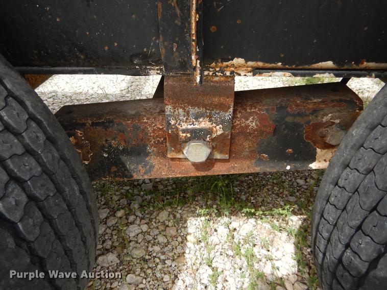 image for item DC0222 2002 Belshe T18 equipment trailer