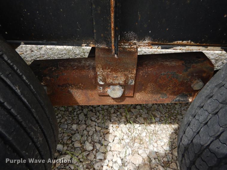 image for item DC0222 2002 Belshe T18 equipment trailer