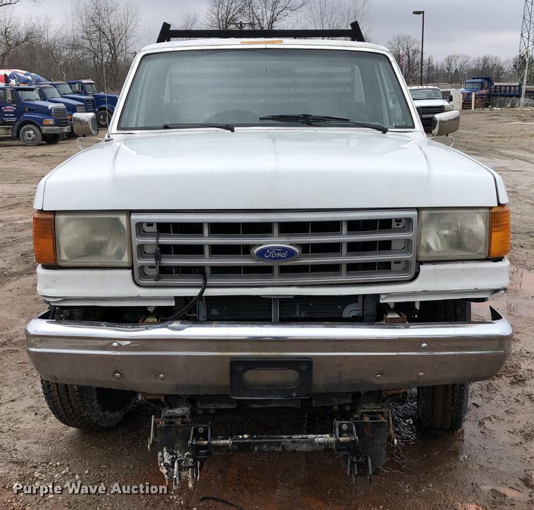 image for item DC8726 1989 Ford F350 bale bed pickup truck