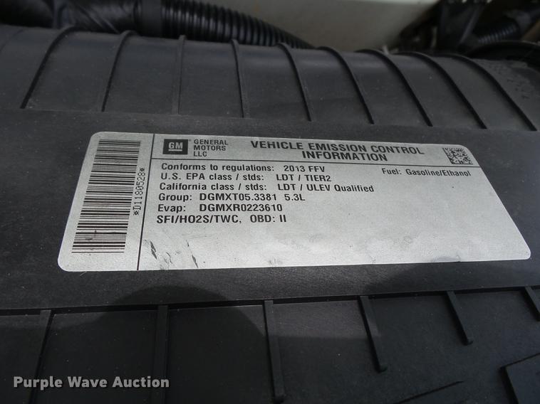 image for item DD2276 2013 Chevrolet Express 1500 van