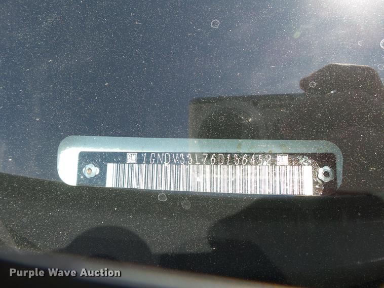 image for item DD2278 2006 Chevrolet Uplander van