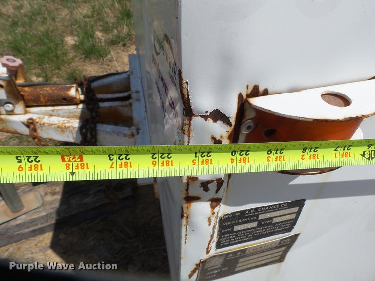 image for item DD2283 1979 AB Chance H/S 69KV Hot Stick utility trailer