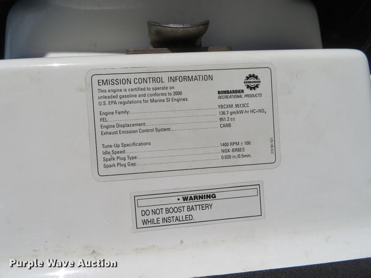 image for item DD6995 Bombardier Sea Doo LRV personal watercraft