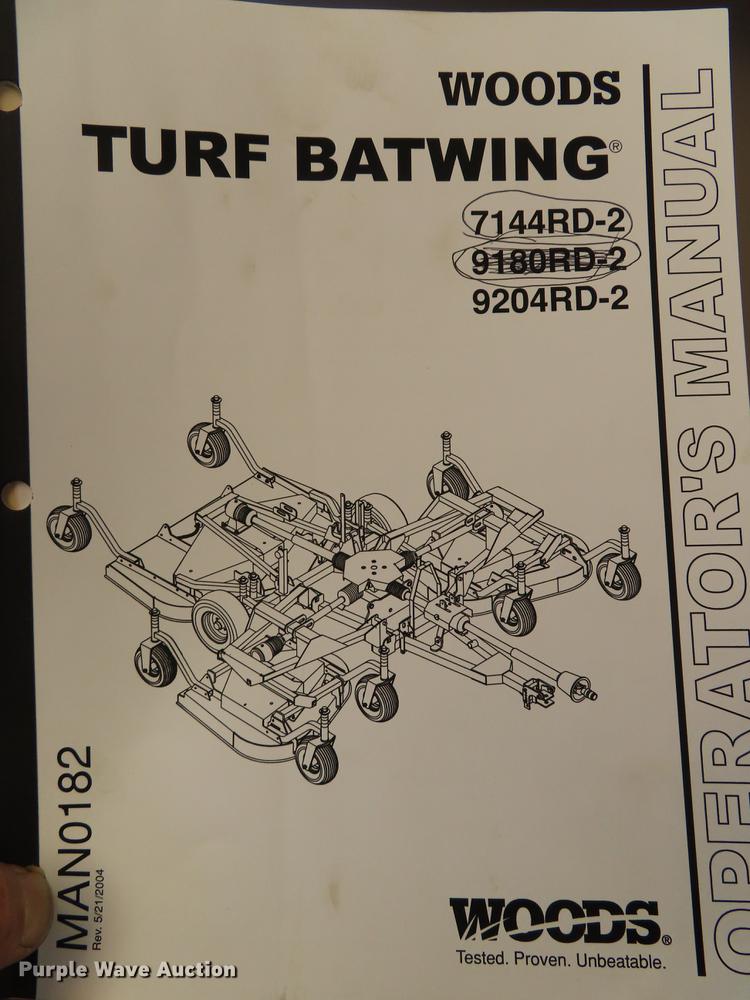 image for item DE3479 Woods 7144RD batwing finish mower