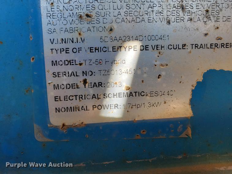 image for item DE3908 2013 Genie TZ-50 Hybrid boom lift