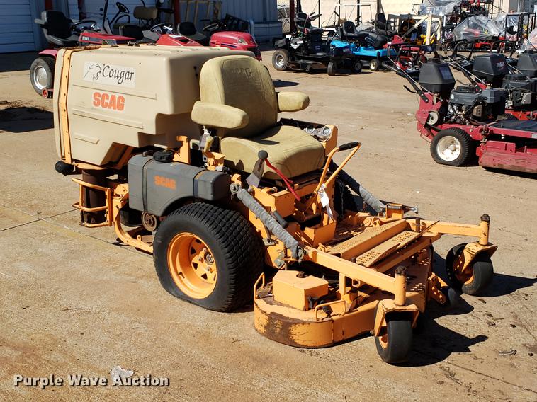 image for item DE3910 2011 Scag Cougar SMCR-48 lawn mower