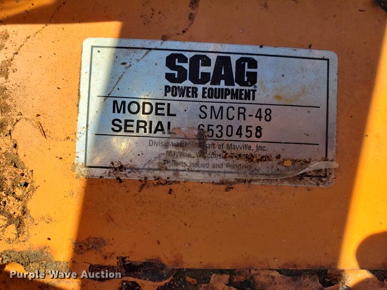 image for item DE3910 2011 Scag Cougar SMCR-48 lawn mower