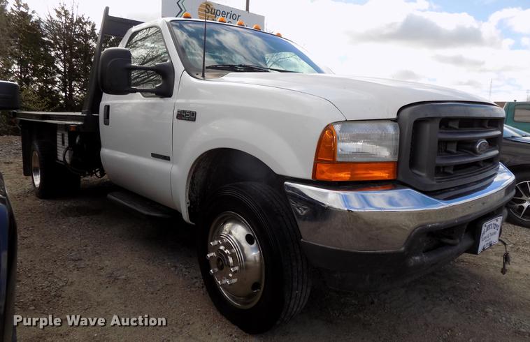 image for item DE7648 2001 Ford F450 Super Duty XL bale bed truck
