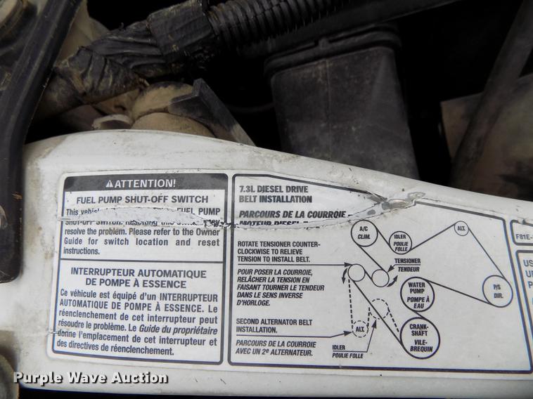 image for item DE7648 2001 Ford F450 Super Duty XL bale bed truck