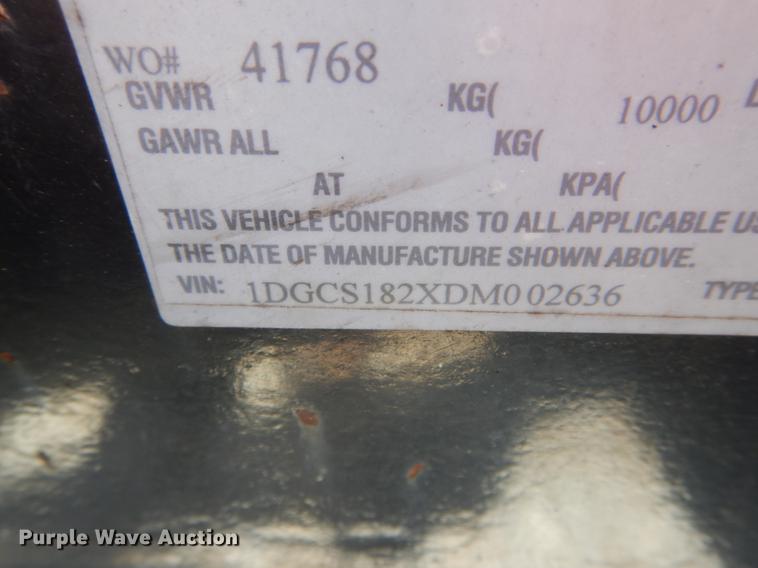 image for item DE8351 2013 Doolittle Cargo Master enclosed cargo trailer