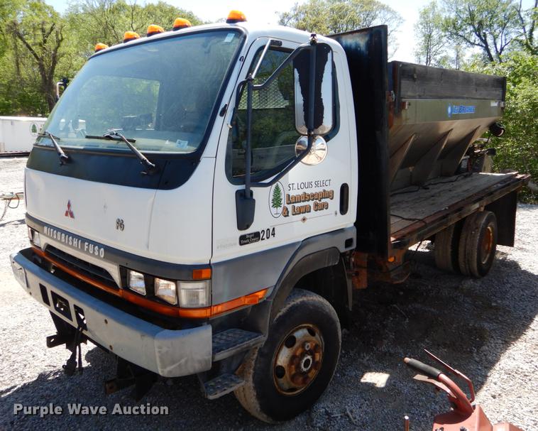 image for item DE8352 2004 Mitsubishi Fuso FG dump flatbed truck